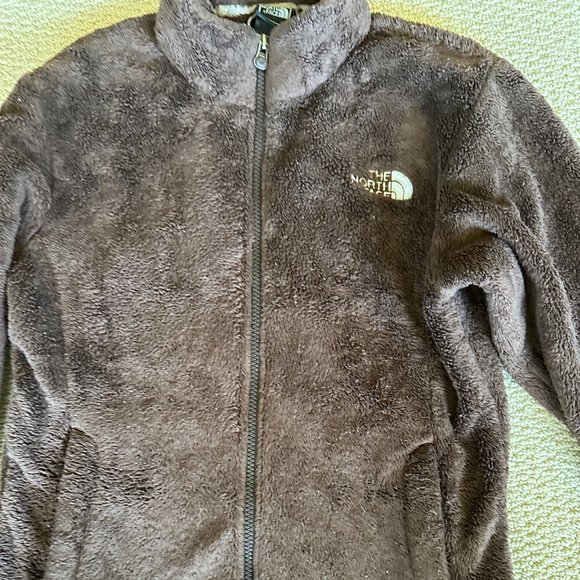 The North Face Tops - The North Face Brown Fleece Hoodie